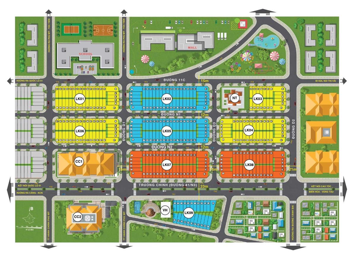 Dự án bất động sản đáng đầu tư, pháp lý tốt nhất Tx Phú Mỹ 2024